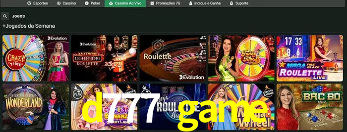 d777 game bet